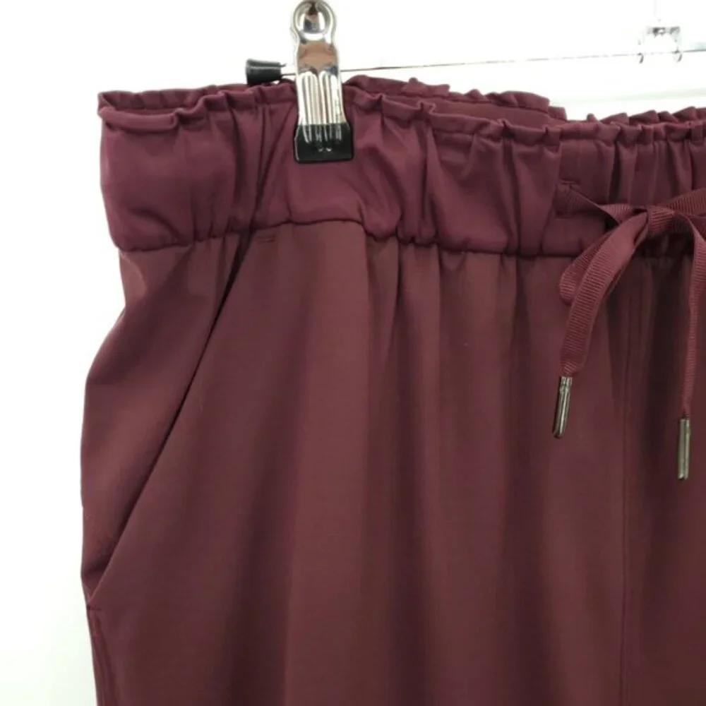 Lululemon Keep Moving Pant 10 Cassis Red